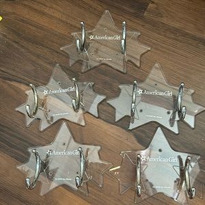 Set of 6 American girl doll holders